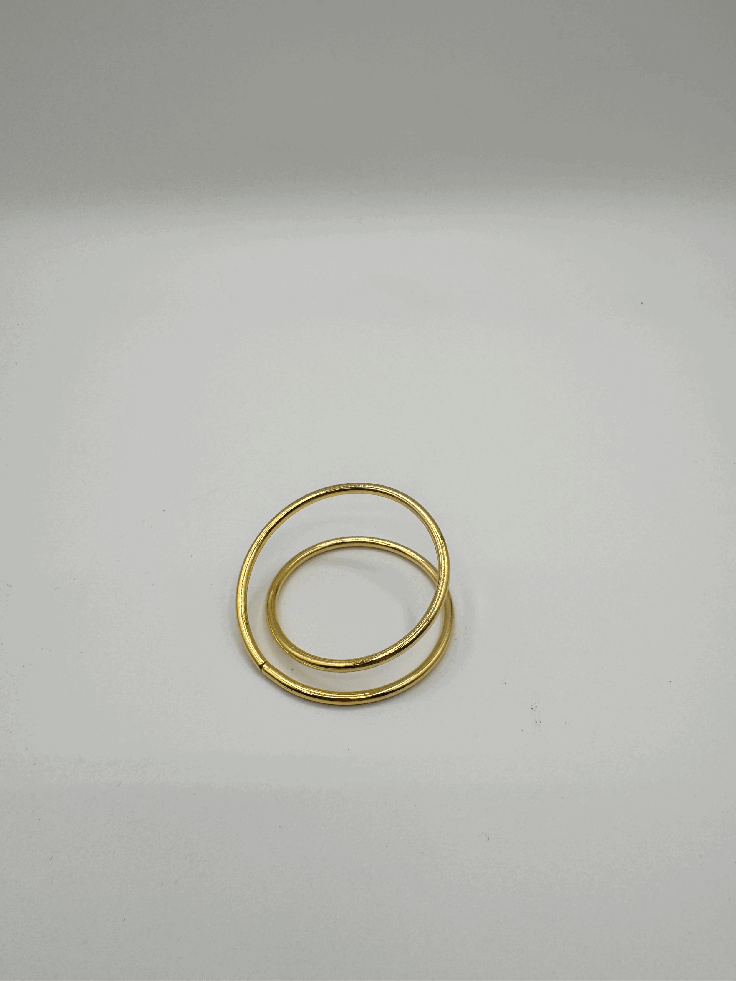 Gold Double Ring Napkin Rings