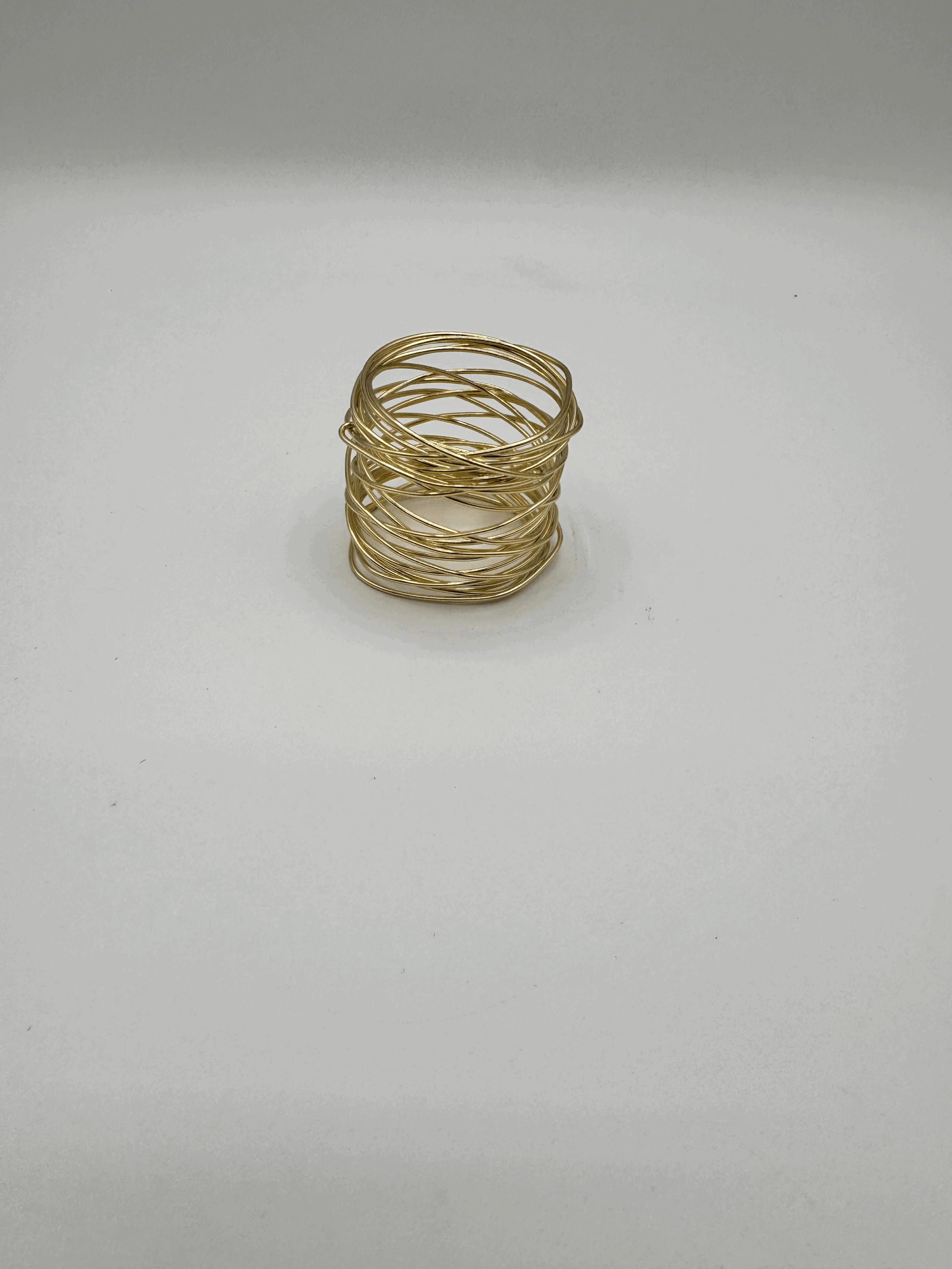 Gold Coil Napkin Rings