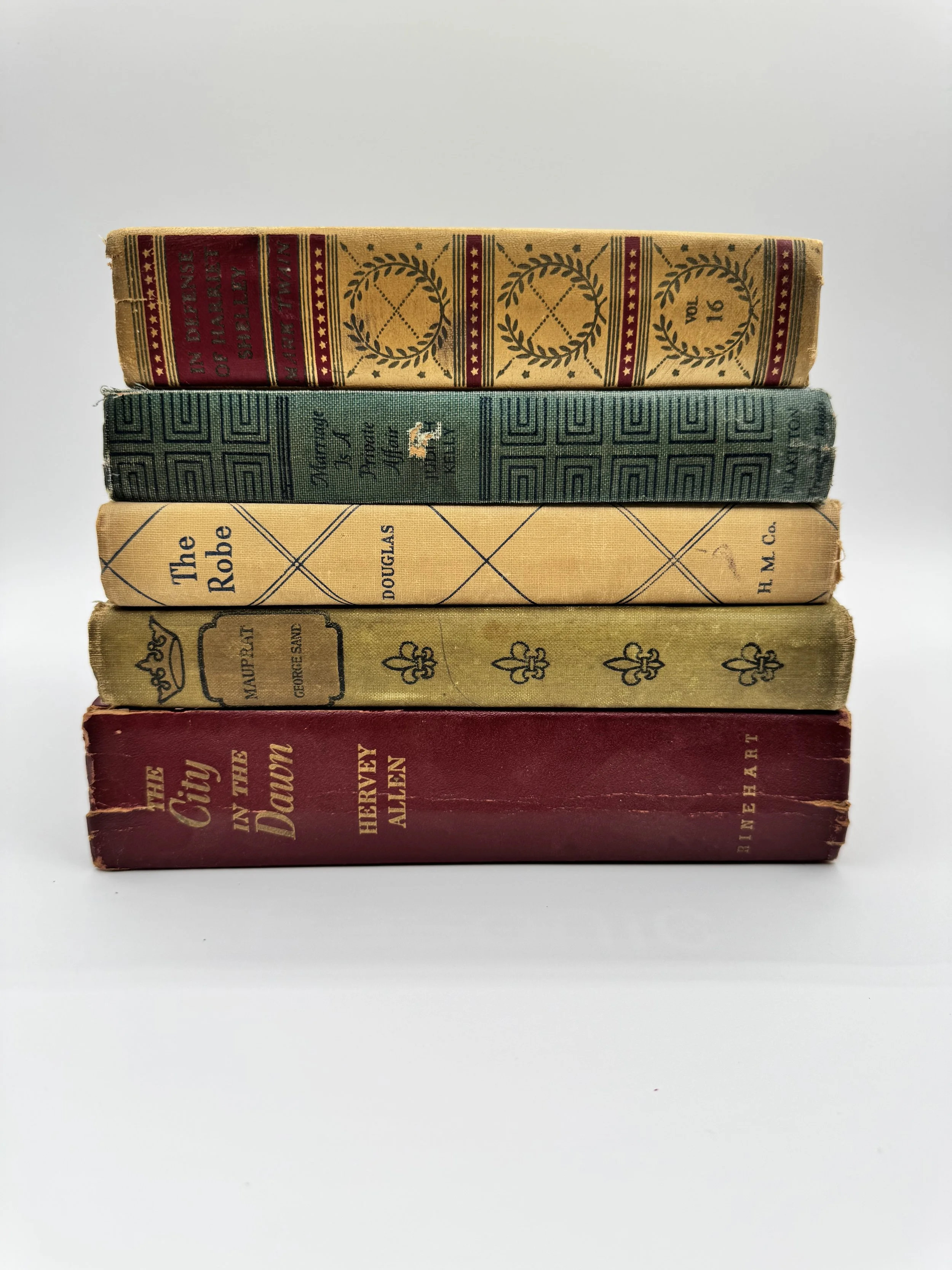Vintage Book Stack