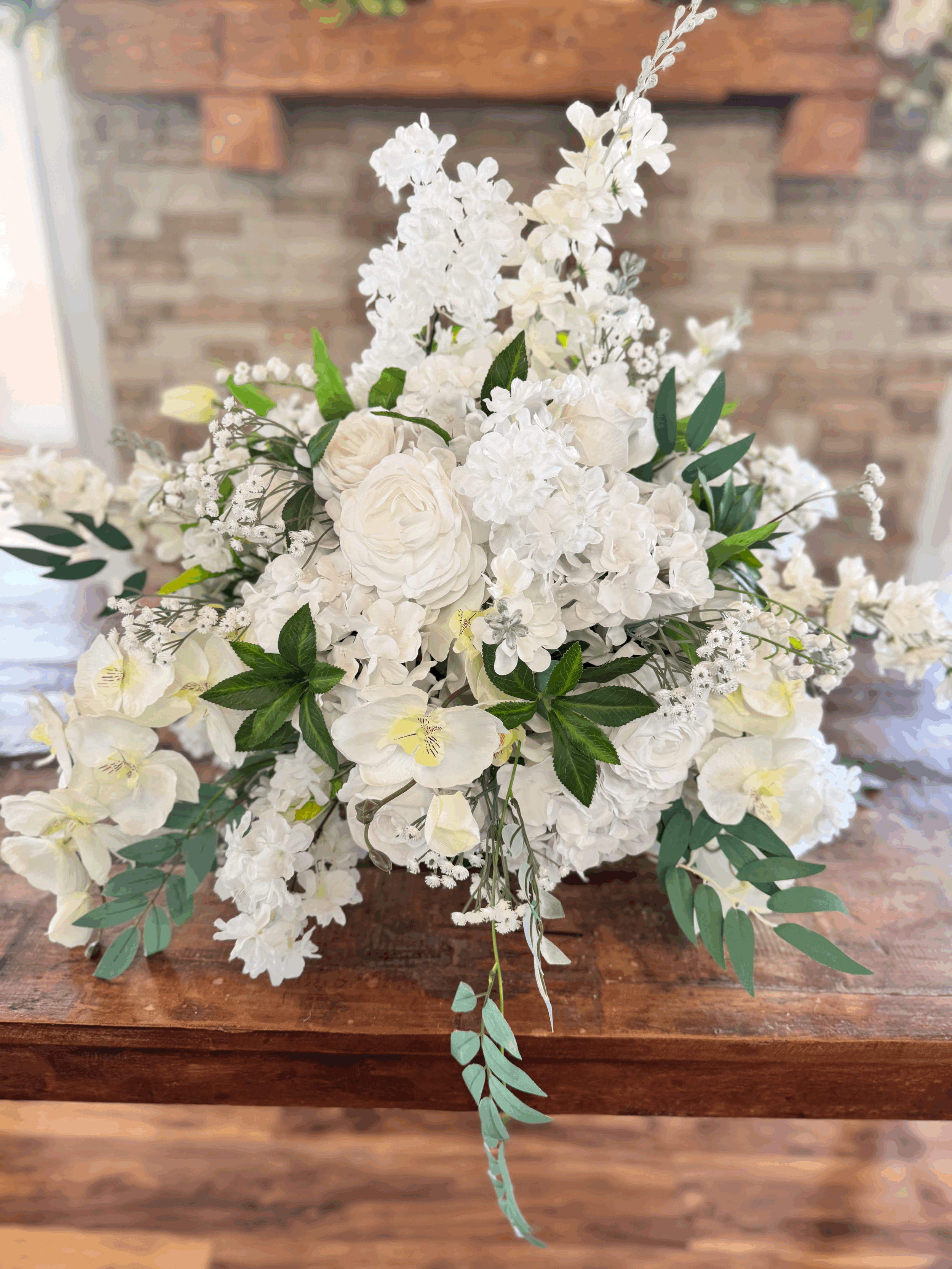 Signature White Floral Centerpiece