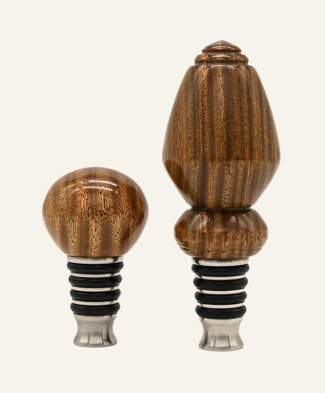 Lignum Vitae Deluxe Wine Bottle Stopper