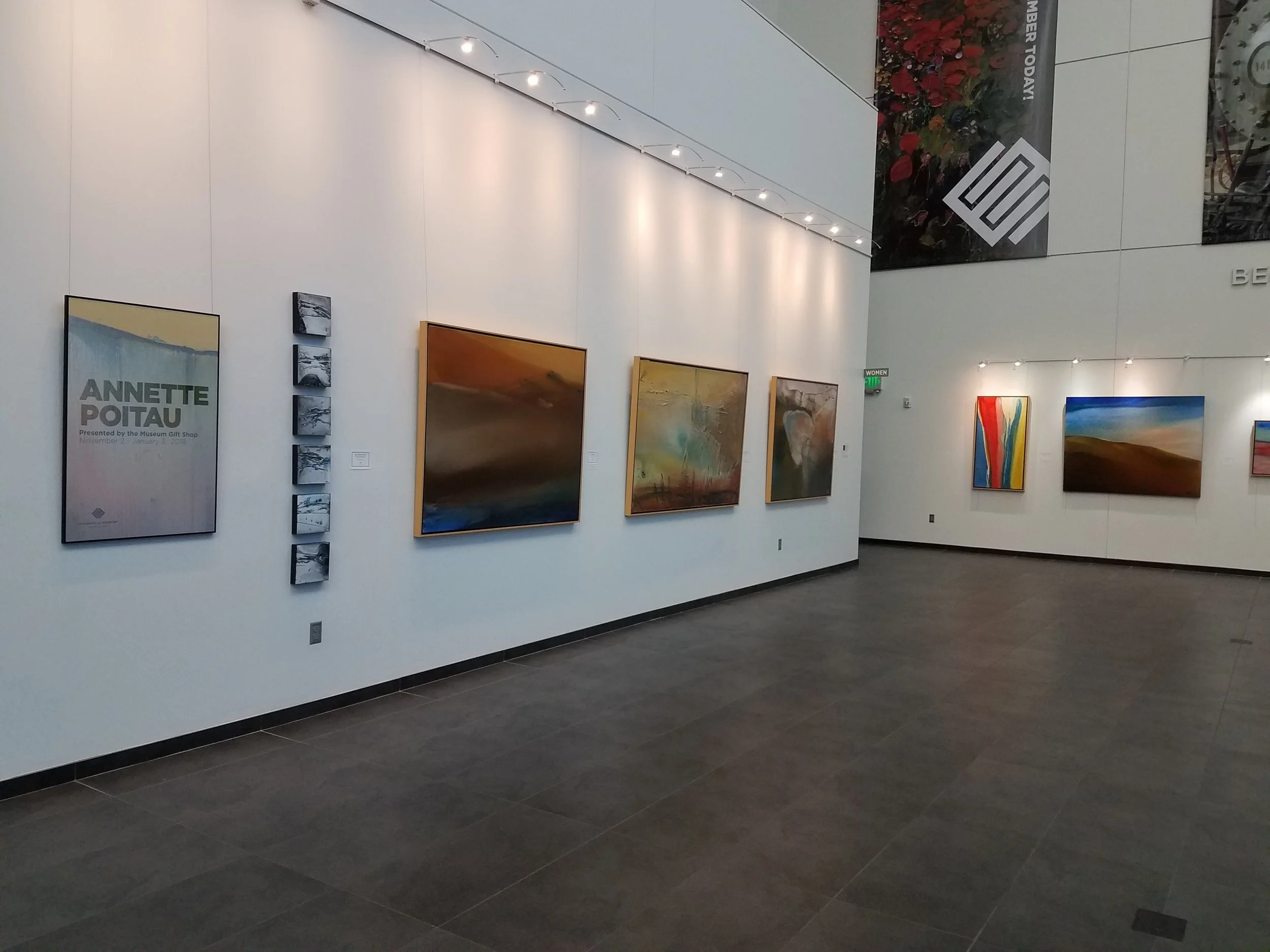 Beglay Art Gallery exhibition, Evansville Museum shop