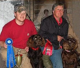 Coery Buchannan and Cannon with Kim Parkman and Ritz (2009).jpg