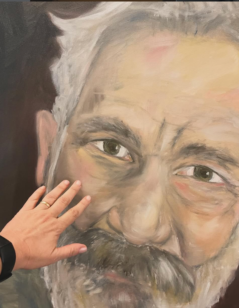 Rick in progress
(oil on canvas)