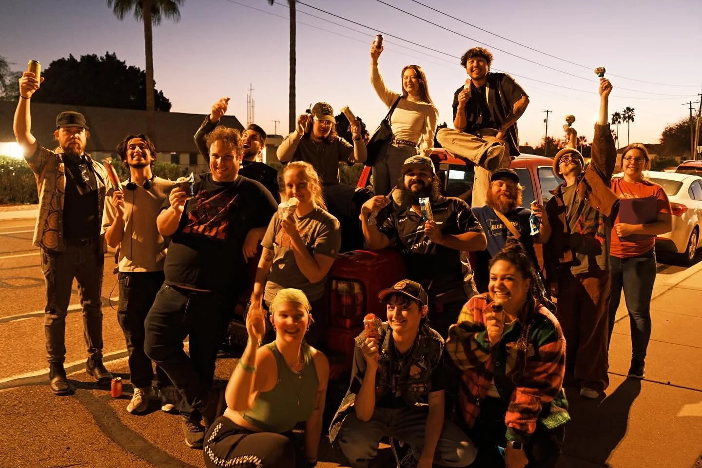 AND THAT&rsquo;S A WRAP ON @could_short! The very first of many @onewiththefilms productions! 

Thank you to @bchapaspits for doubling back and supplying the crew with ice cream the other night and ending the 2 hour strike that began the moment they 