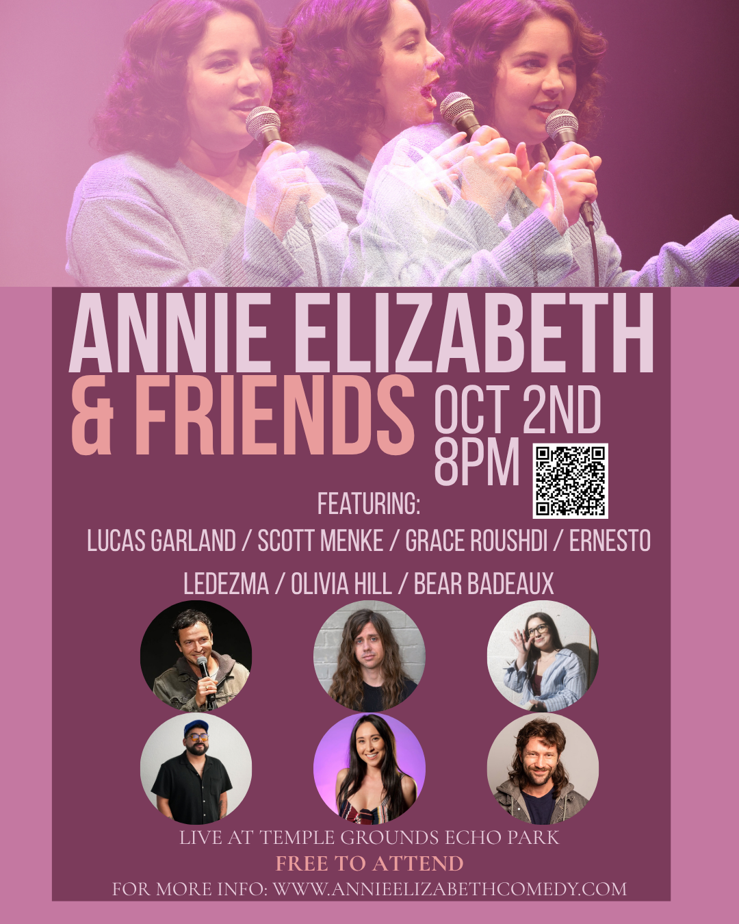 Annie Elizabeth & Friends Live @ Temple Grounds in Echo Park - October 2nd Show