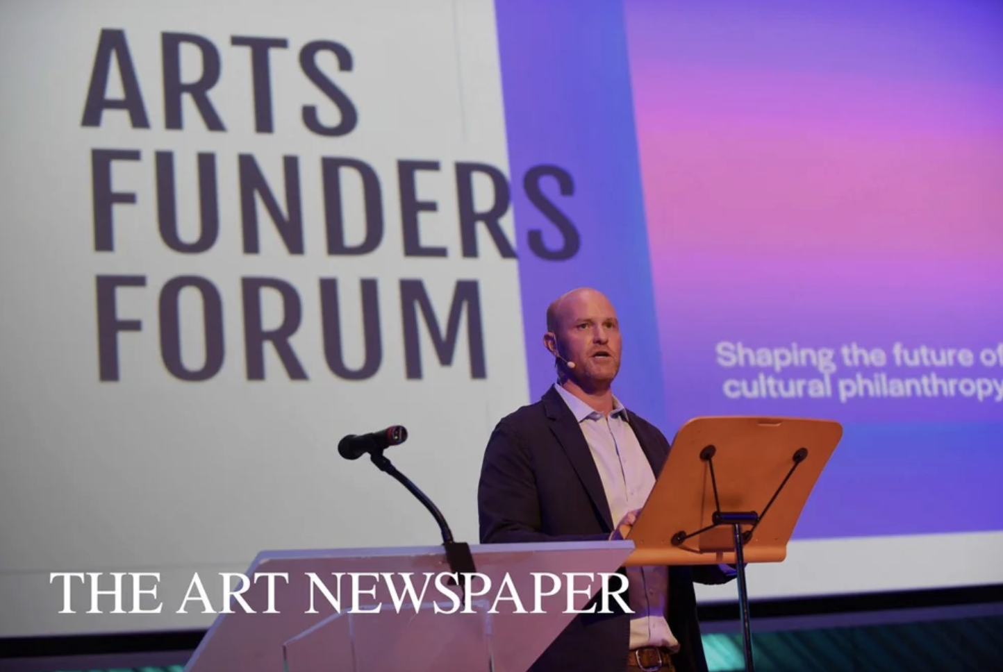 Arts Funders Forum featured in the Art Newspaper