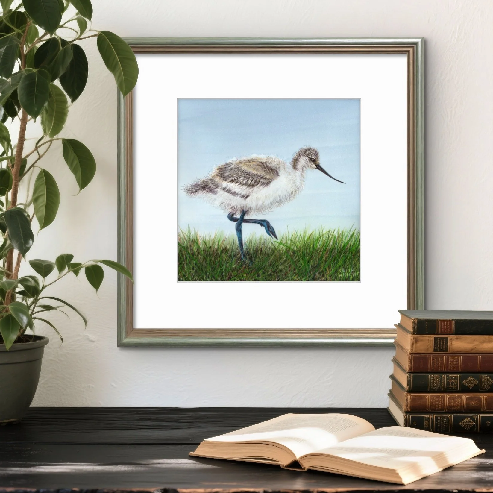 Avocet Chick Original Over Sideboard.jpg
