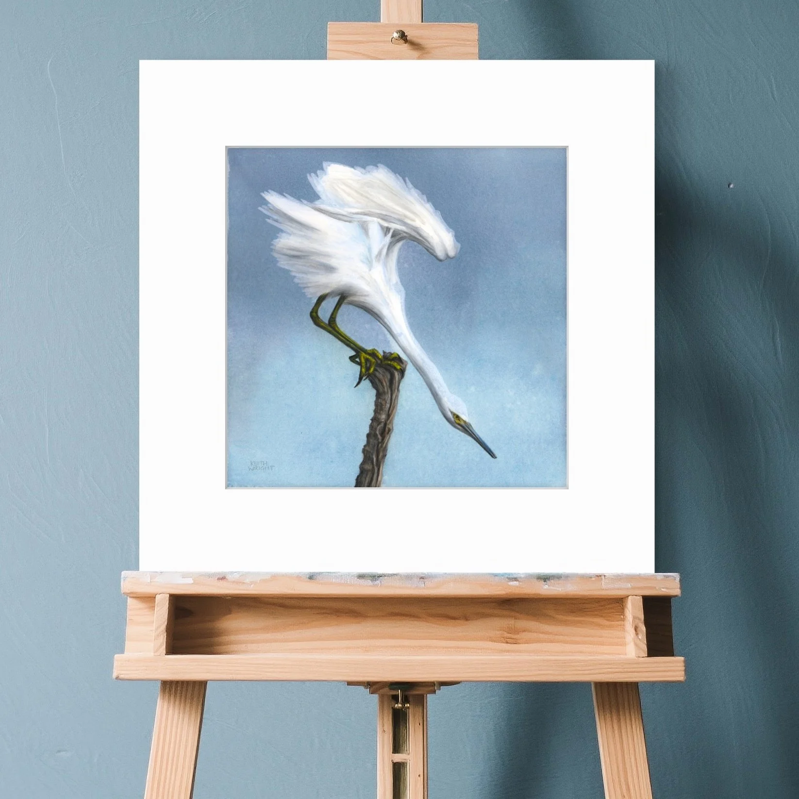 Little Egret, Original Painting