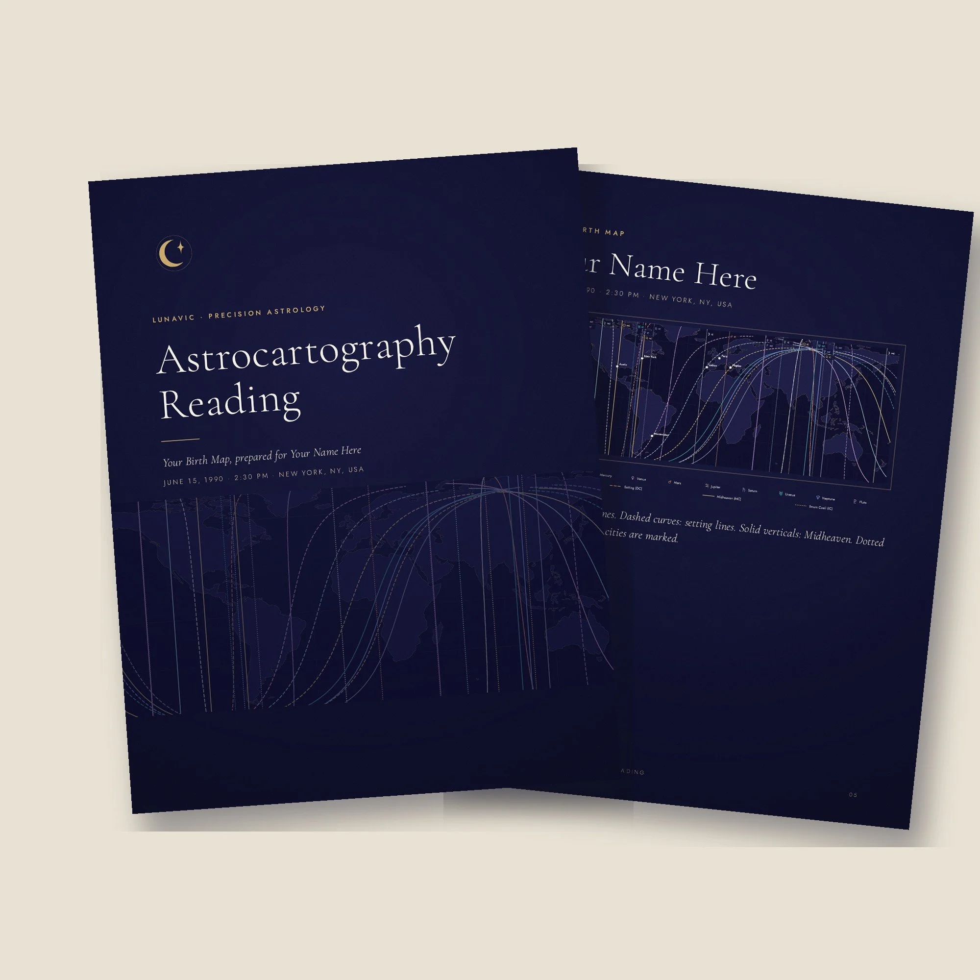 Lunavic Astrocartography Reading