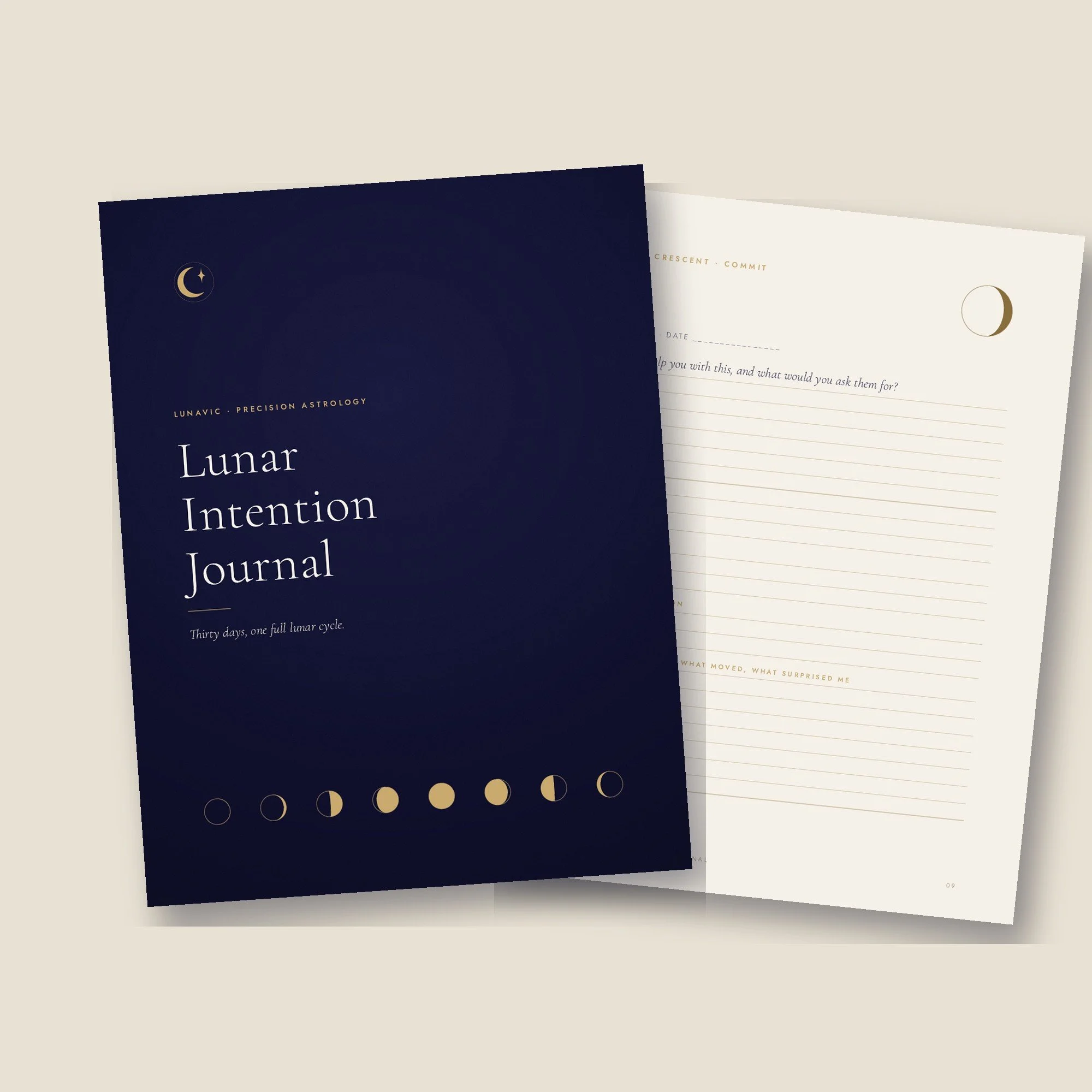 Lunavic Lunar Intention Journal