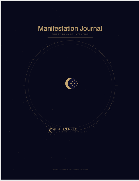 30 Days of Intention - Manifestation Journal