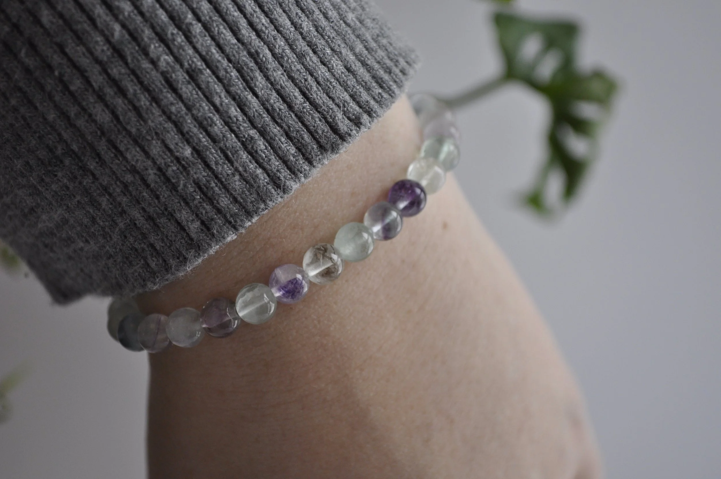 Fluorite Gemstone Bracelet