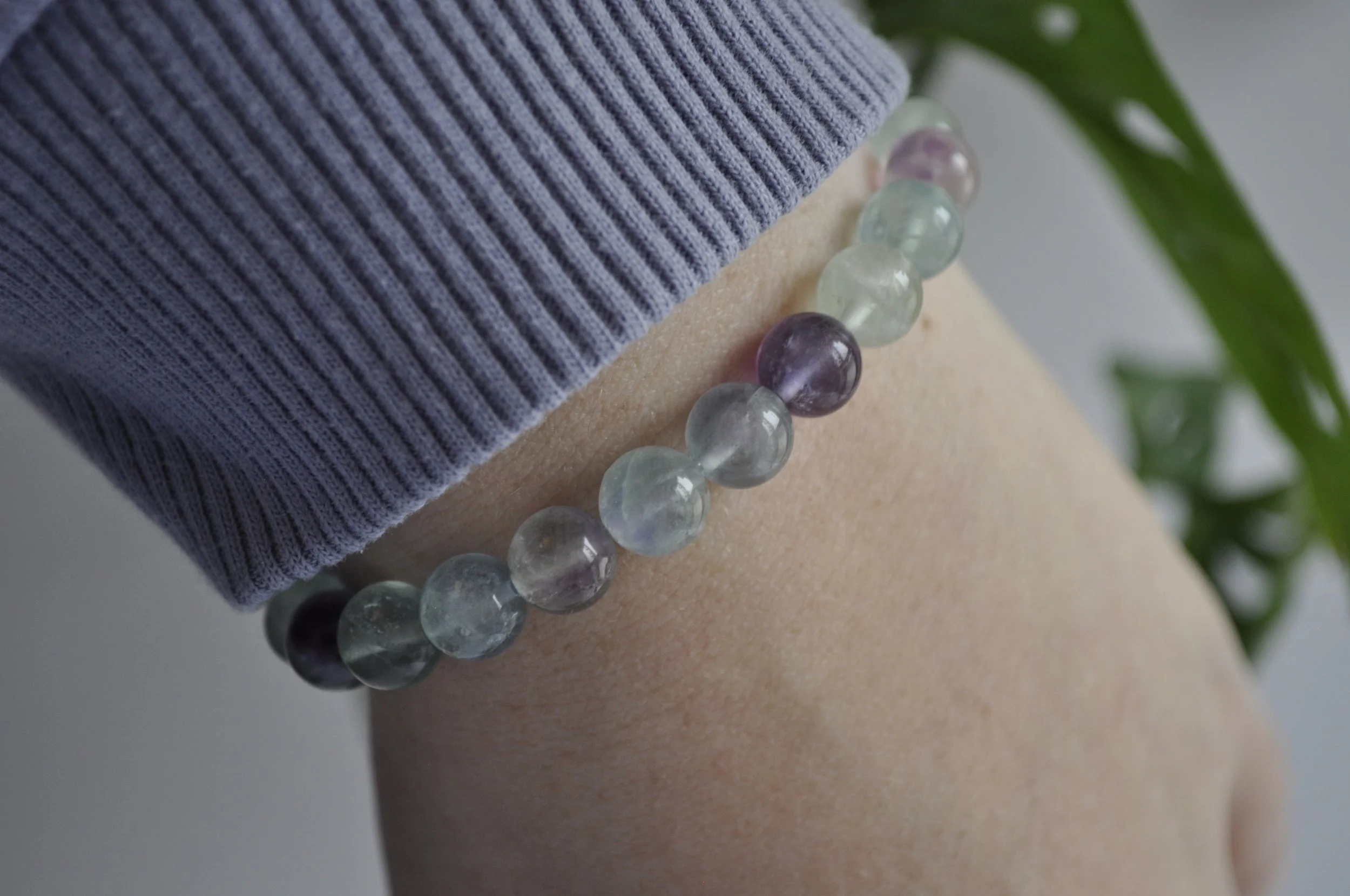 Fluorite Gemstone Bracelet