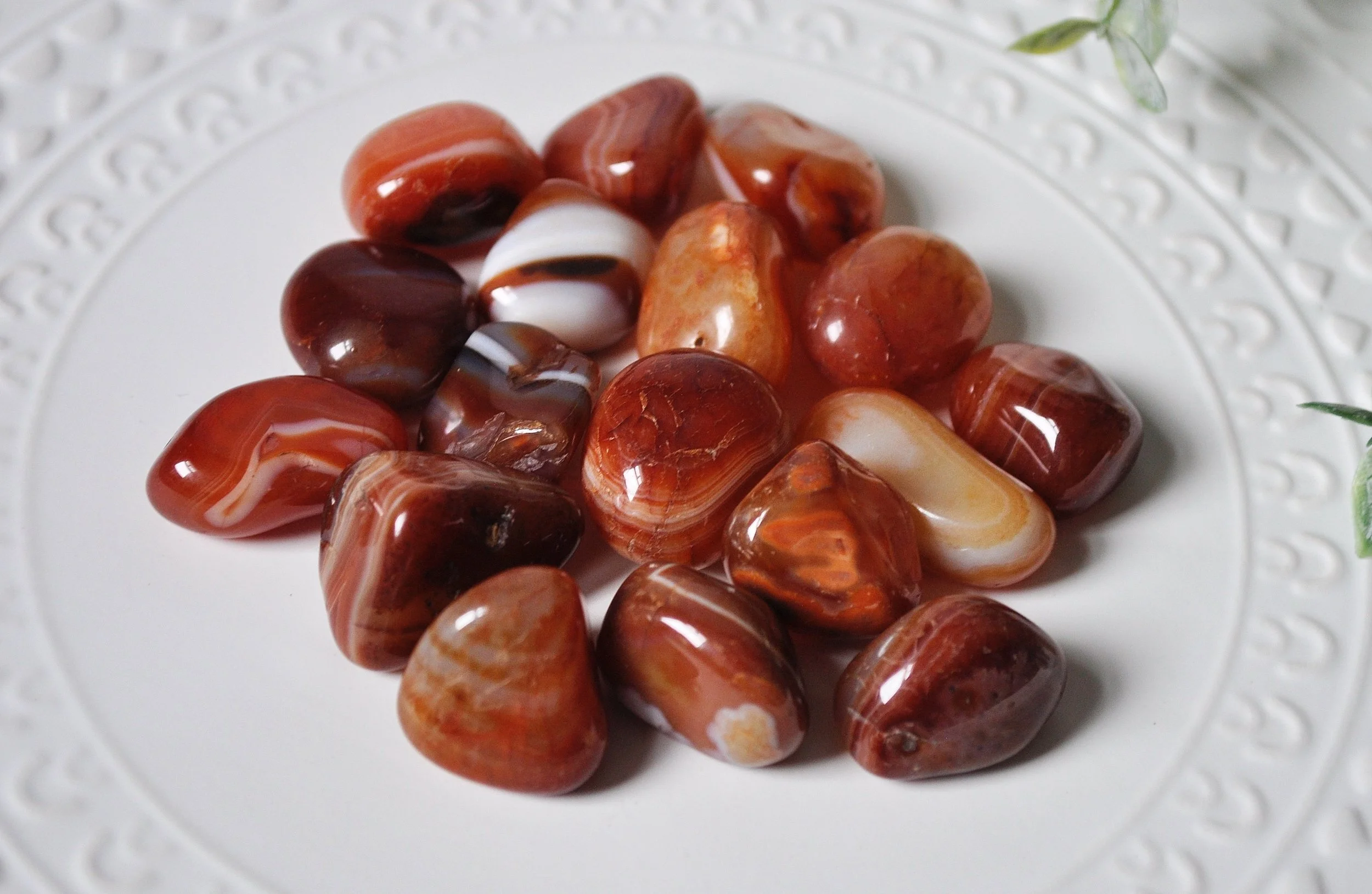 Carnelian Tumbled Gemstones
