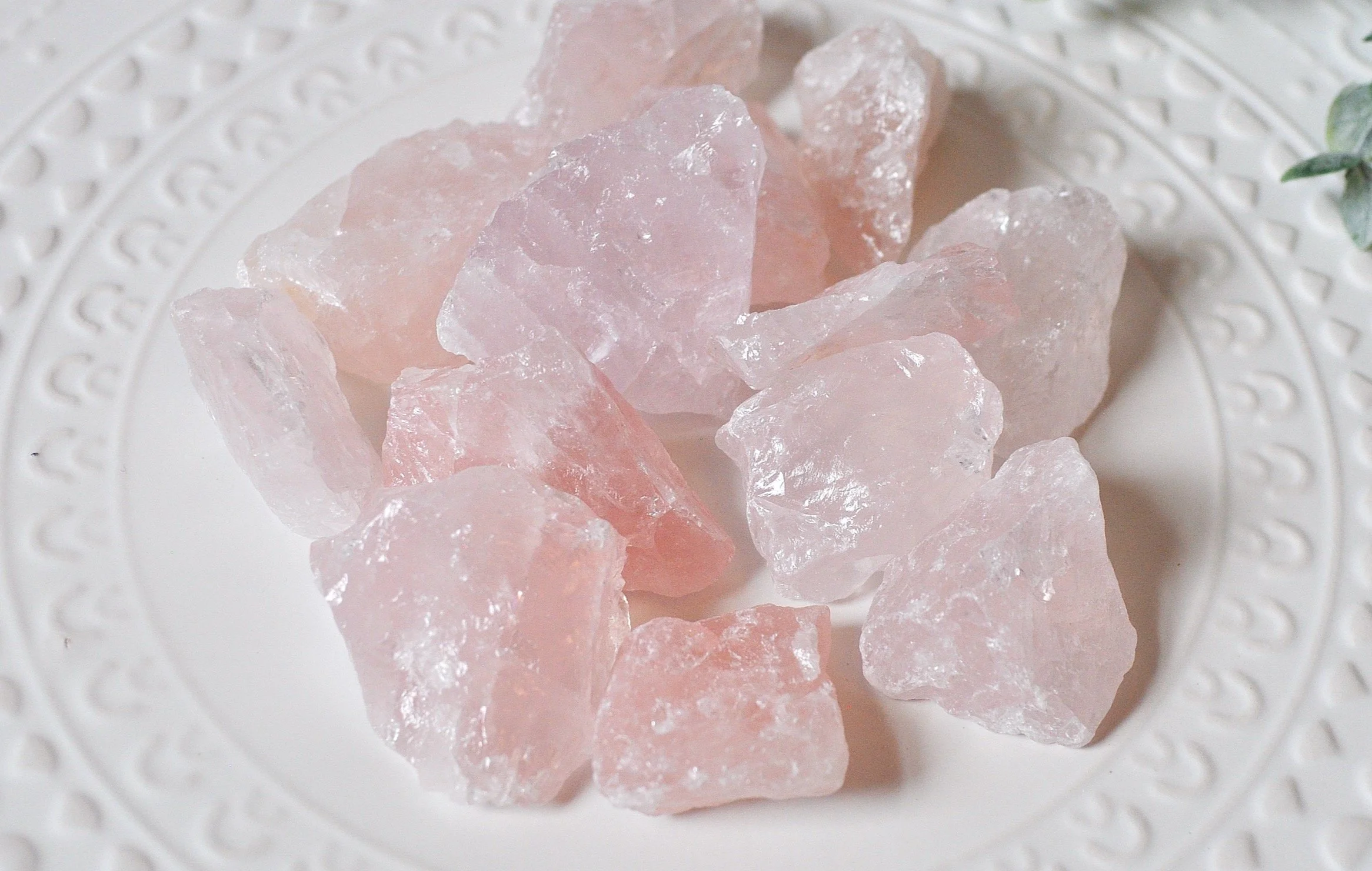 Rose Quartz Raw Crystals