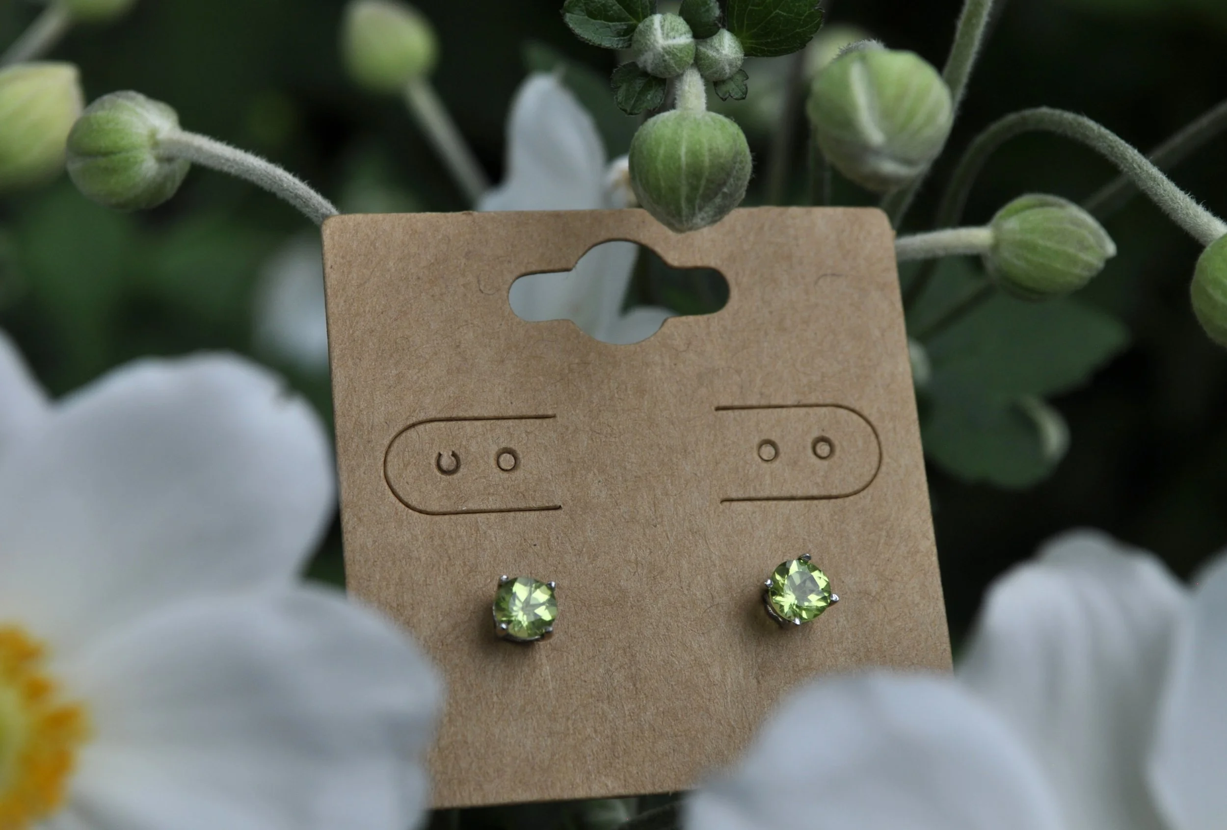 Peridot Gemstone Earrings