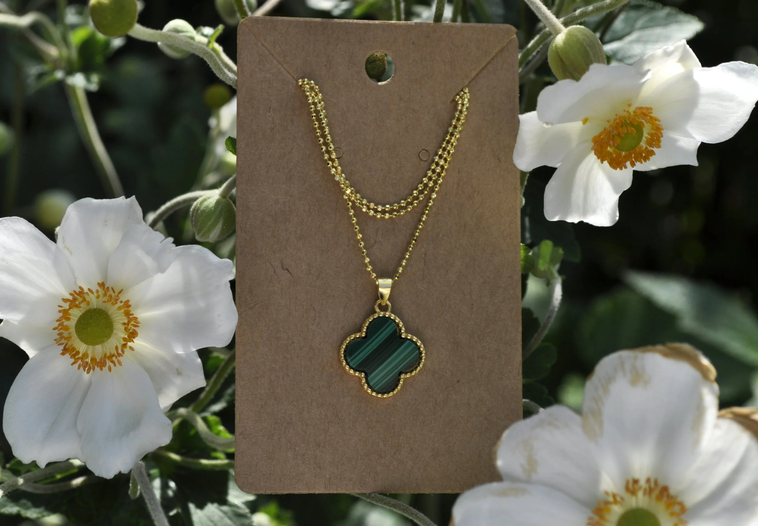 Malachite Gemstone Necklace