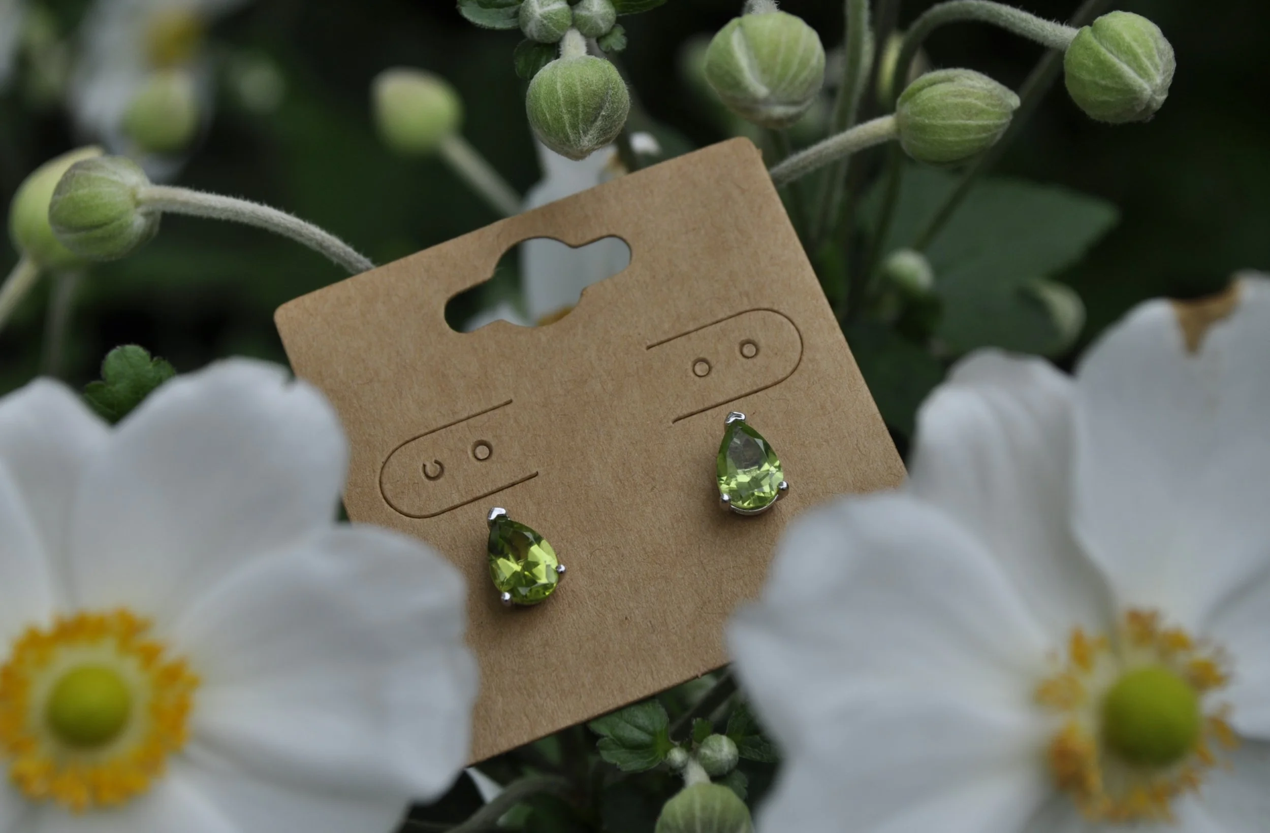 Peridot Gemstone Earrings