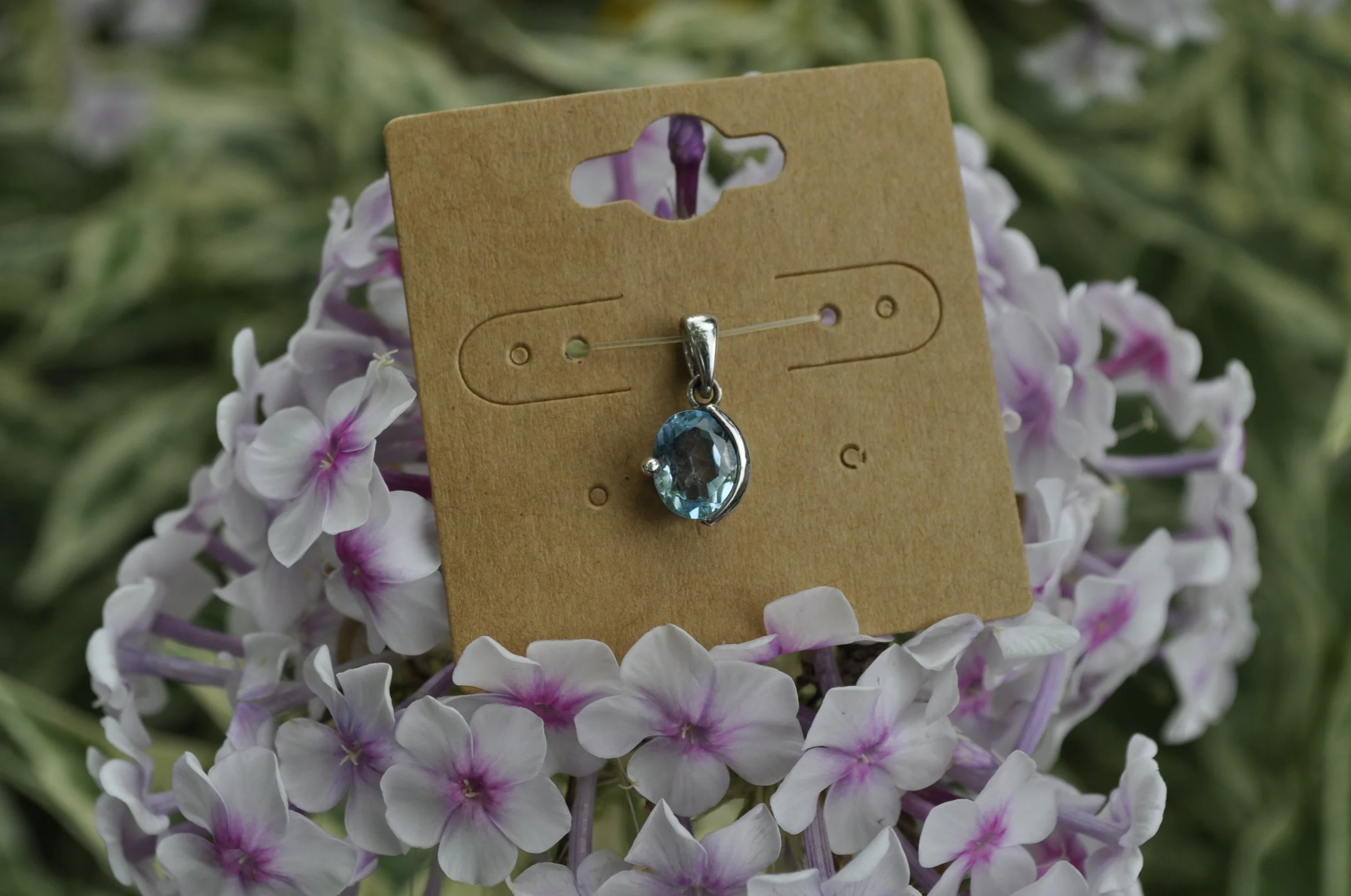 Blue Topaz Gemstone Pendant