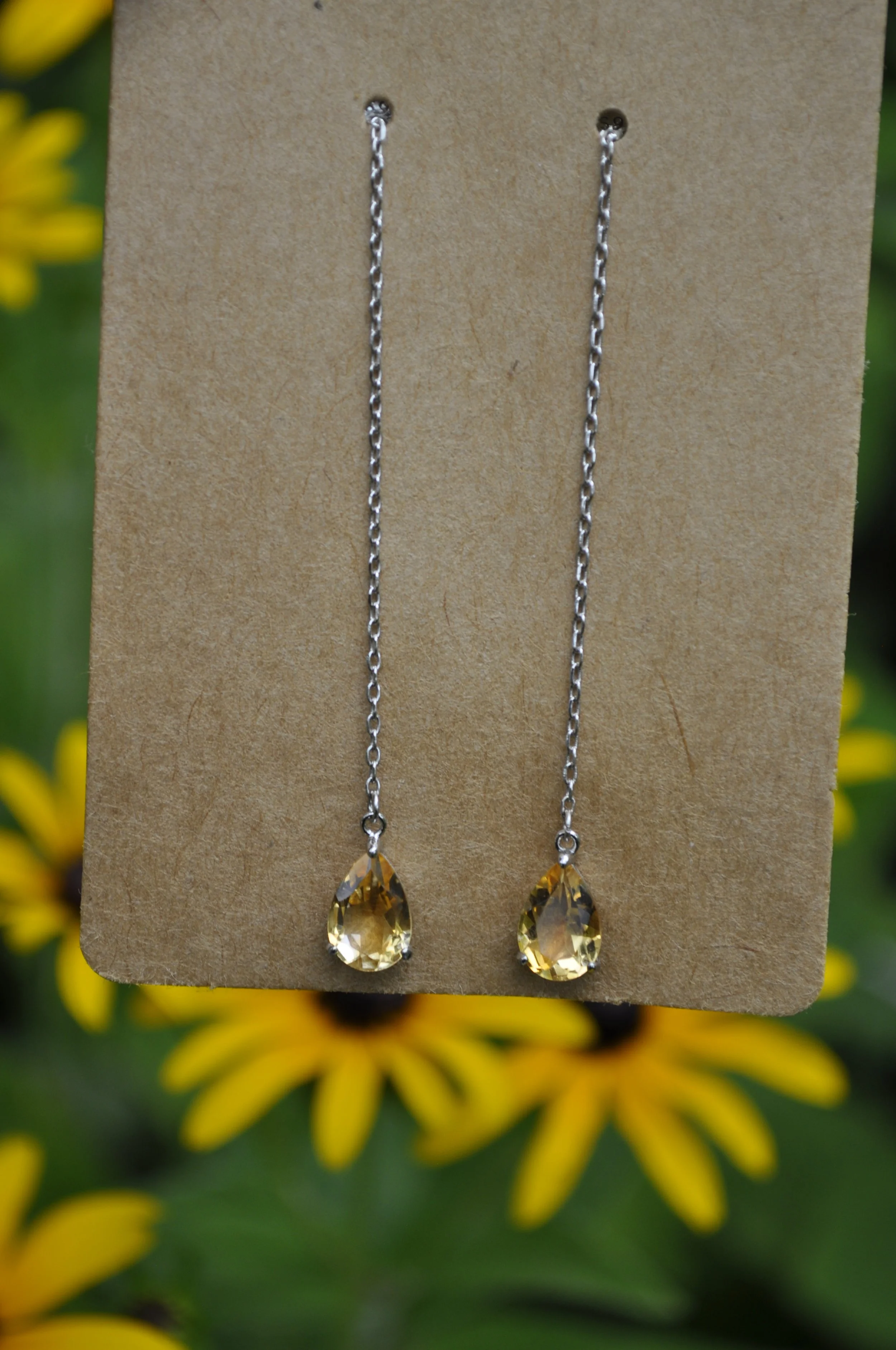 Citrine Earrings, Citrine jewelry, Citrine near me, Teardrop citrine earrings Tavistock