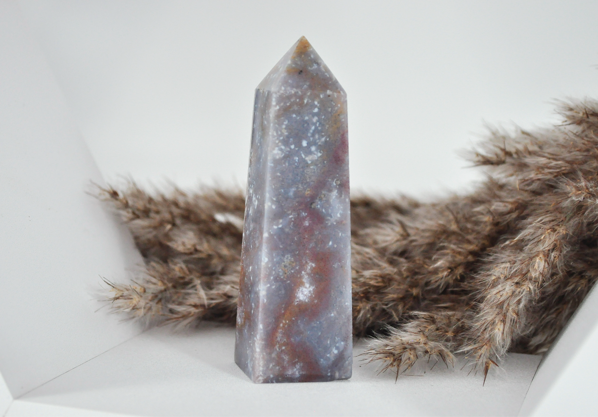 Ocean Jasper Crystal Tower