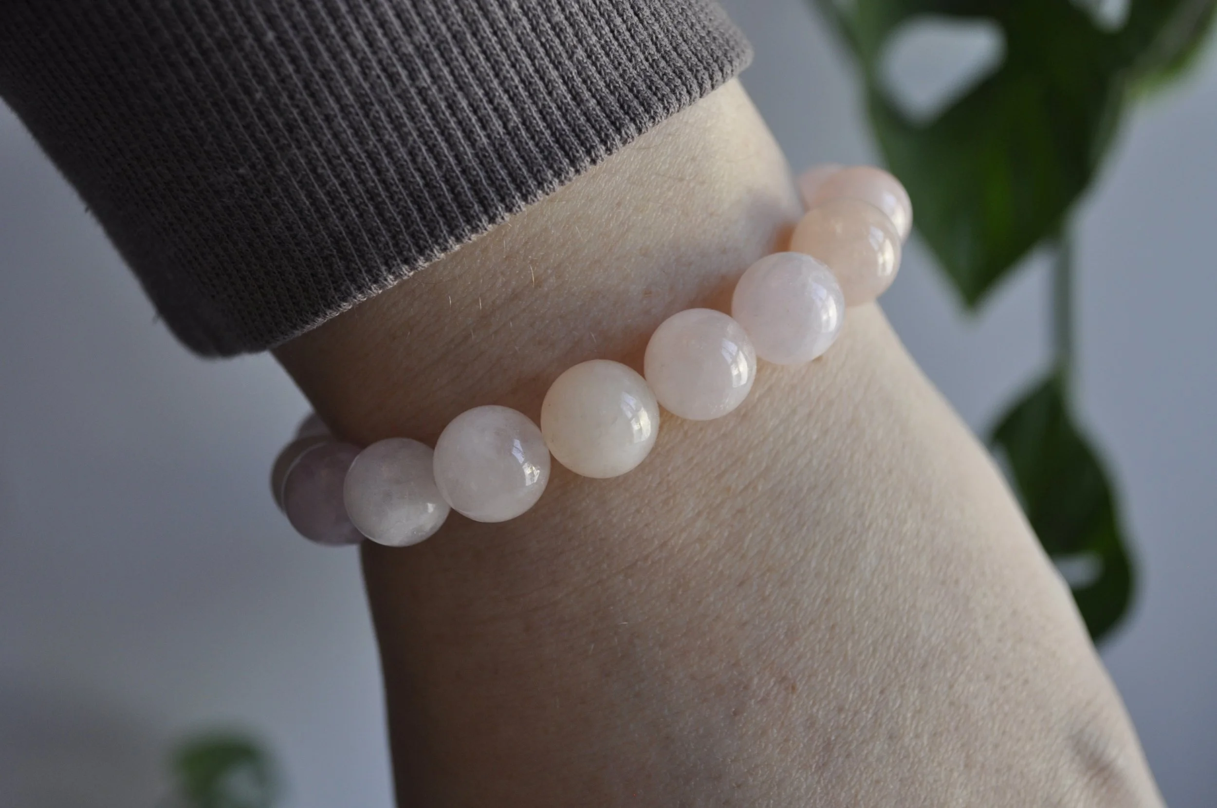 Pink Morganite Gemstone Bracelet