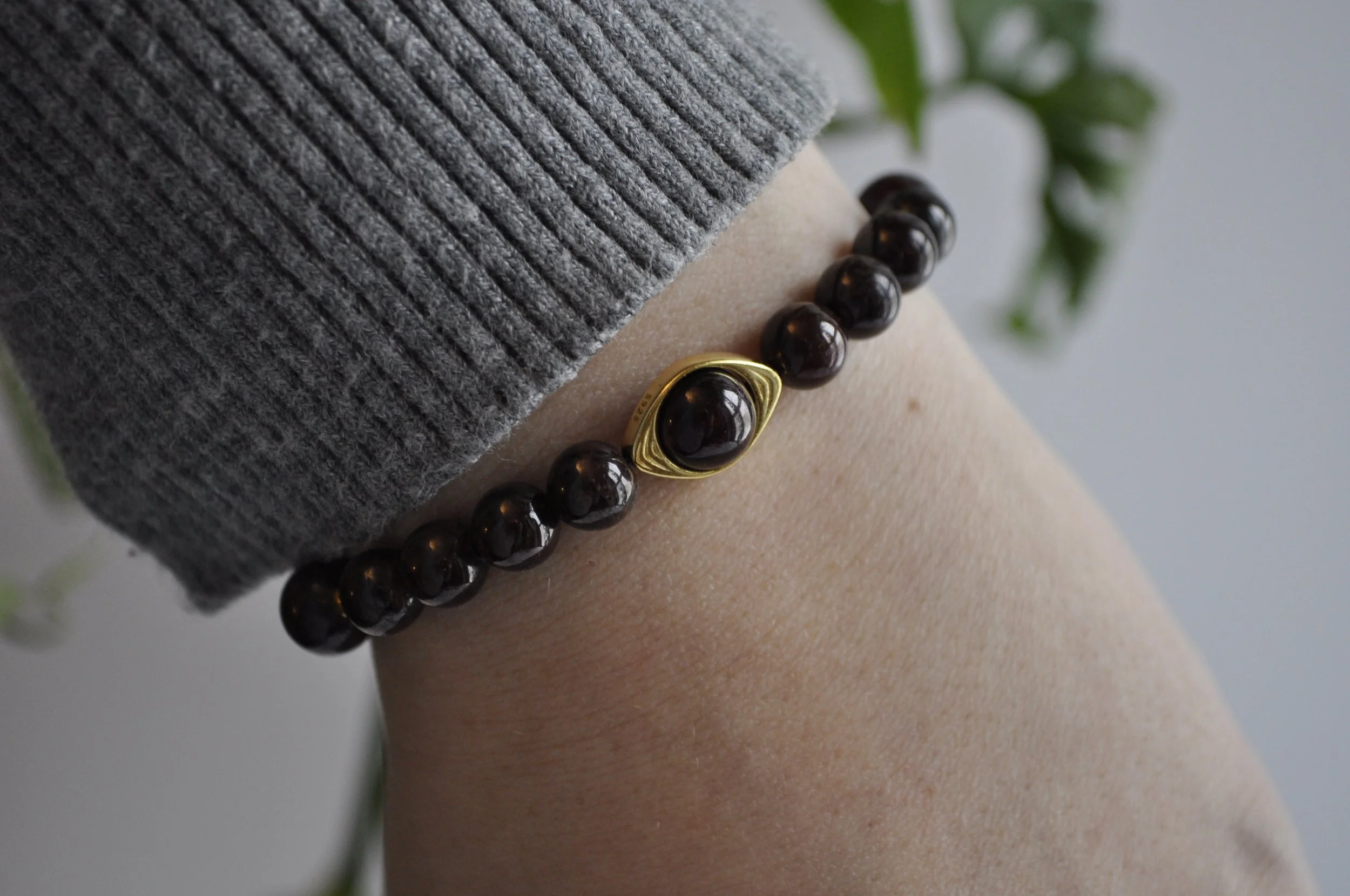 Garnet Gemstone Bracelet