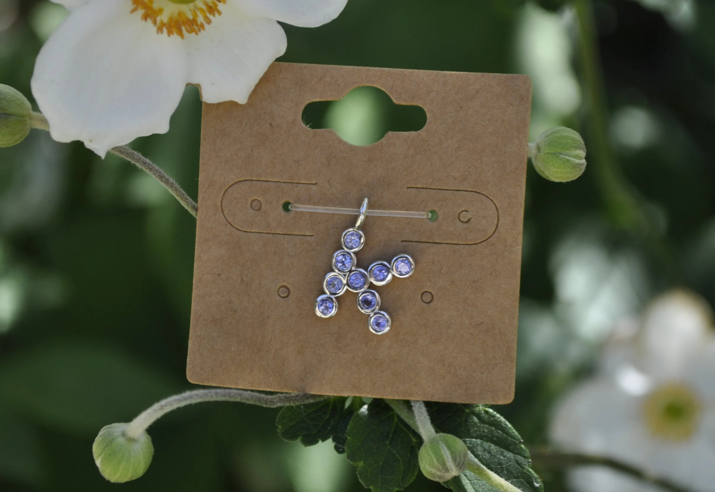 Tanzanite "K" Gemstone Pendant