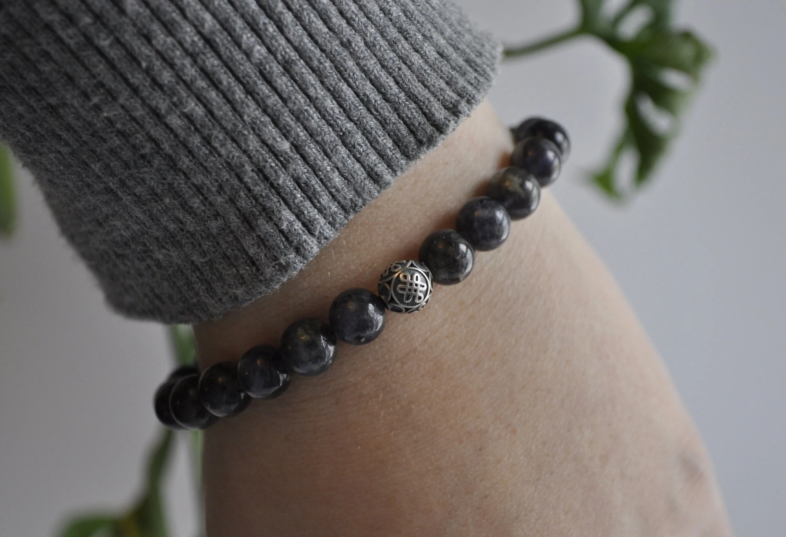 Iolite Gemstone Bracelet