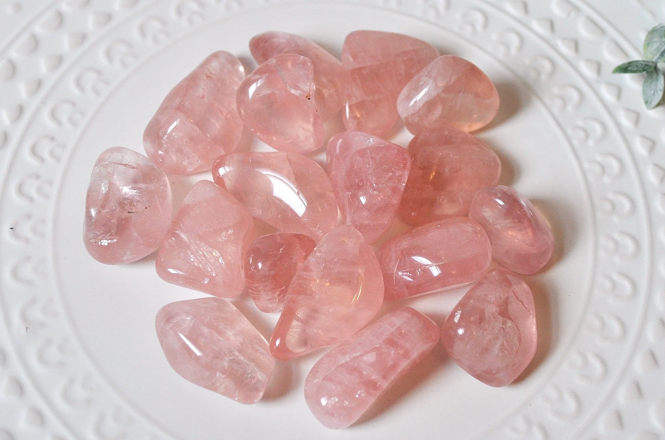 Rose Quartz Tumbled Gemstones