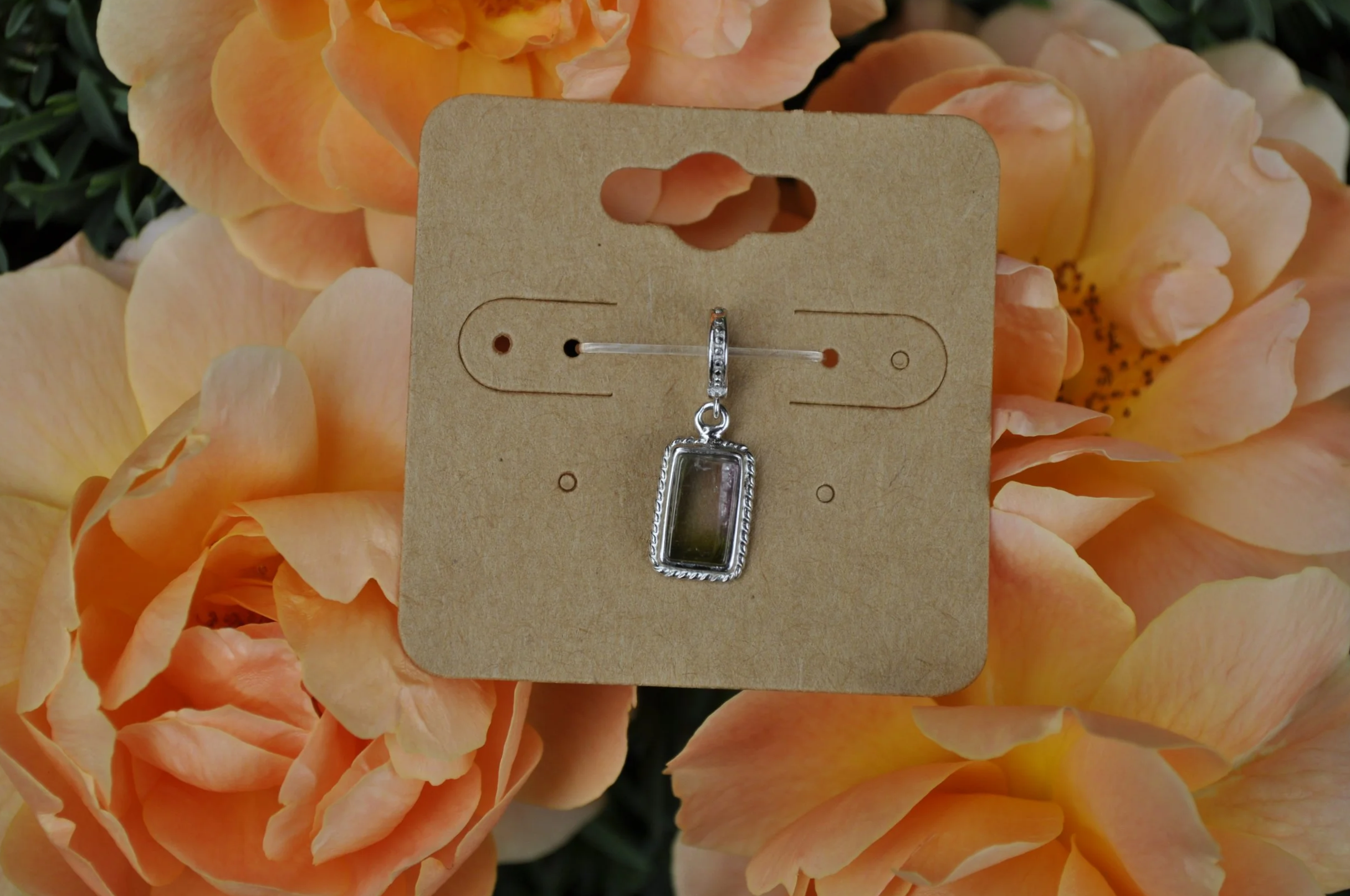watermelon tourmaline pendant, Tourmaline jewelry near me, Tourmaline pendant Sterling Silver