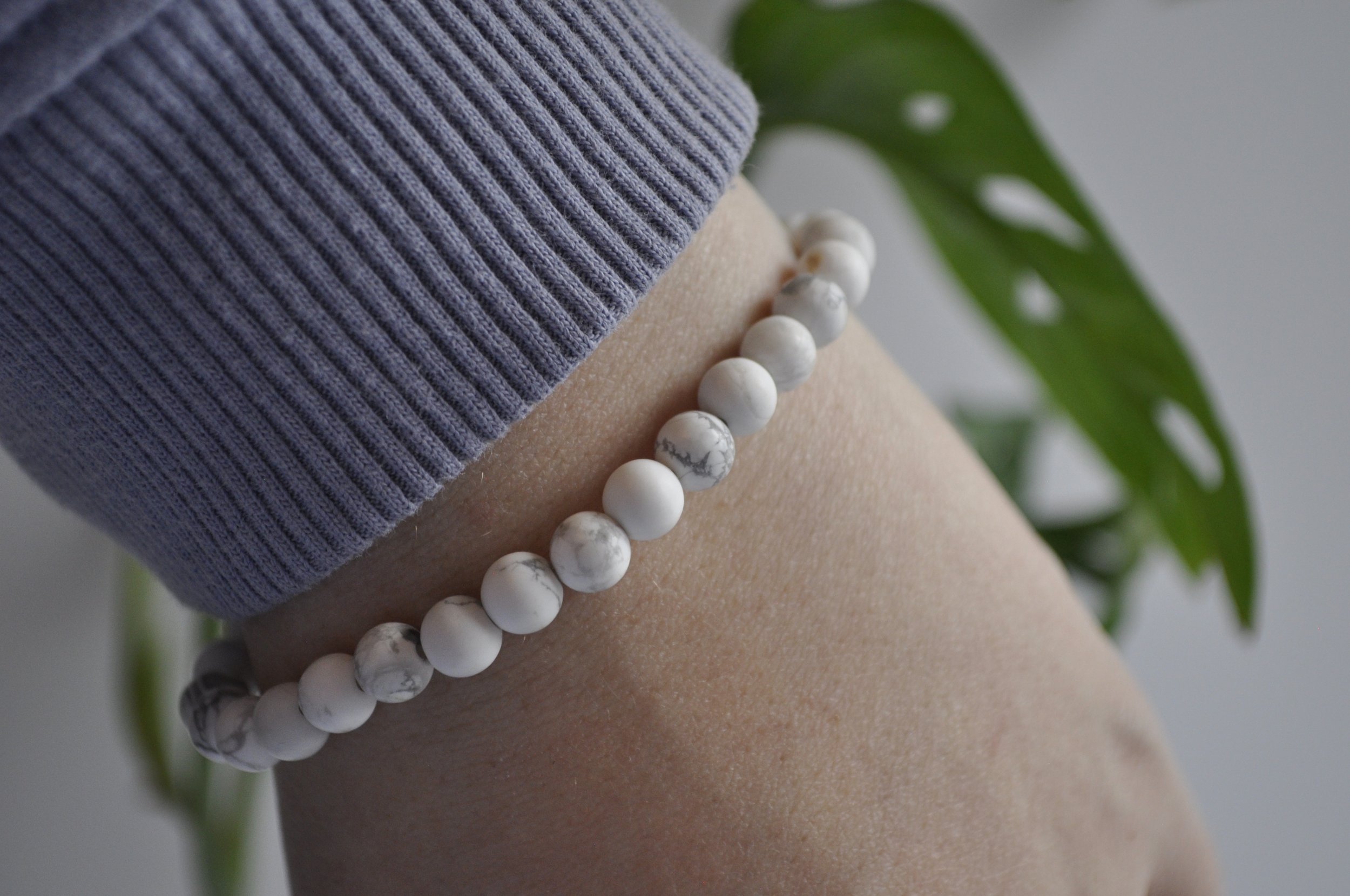 Matte Howlite Bracelet