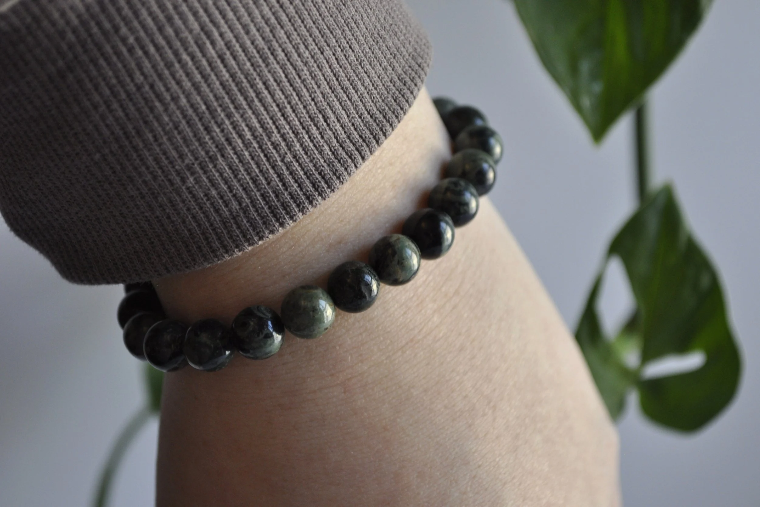 Kambaba Jasper Gemstone Bracelets