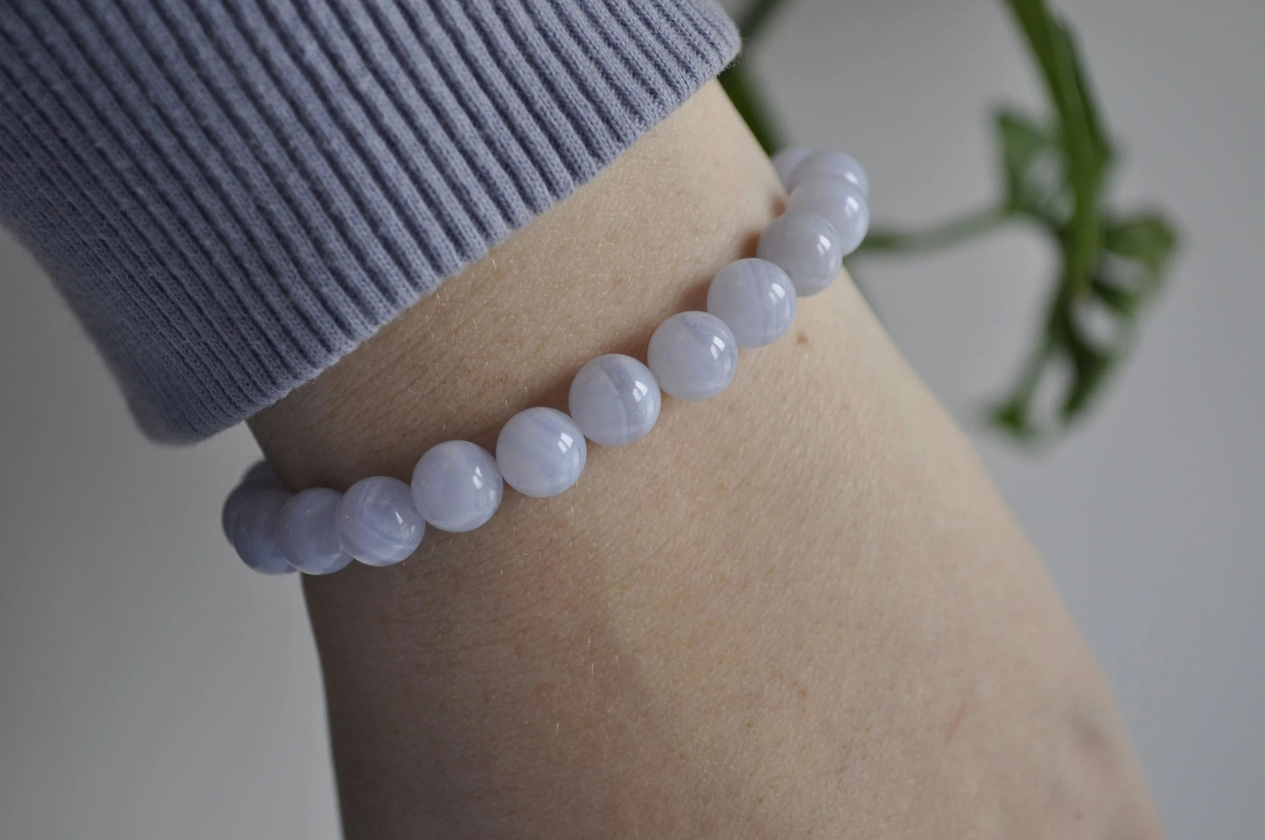 Chalcedony Gemstone Bracelets