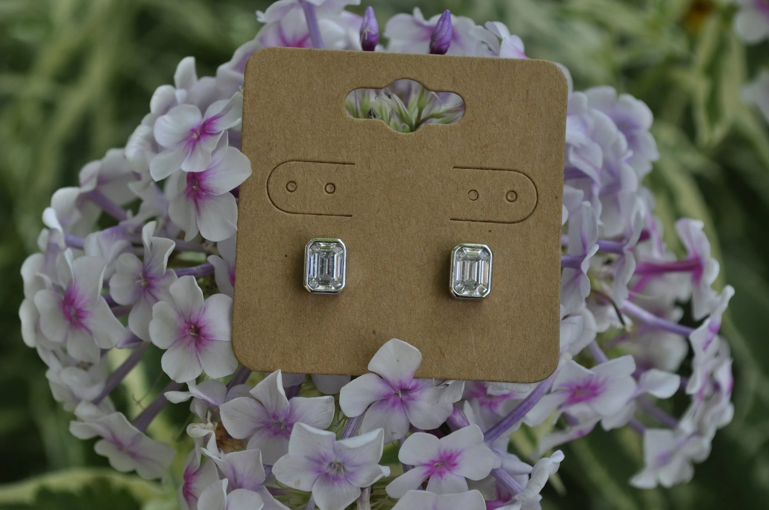 Moissanite Gemstone Earrings