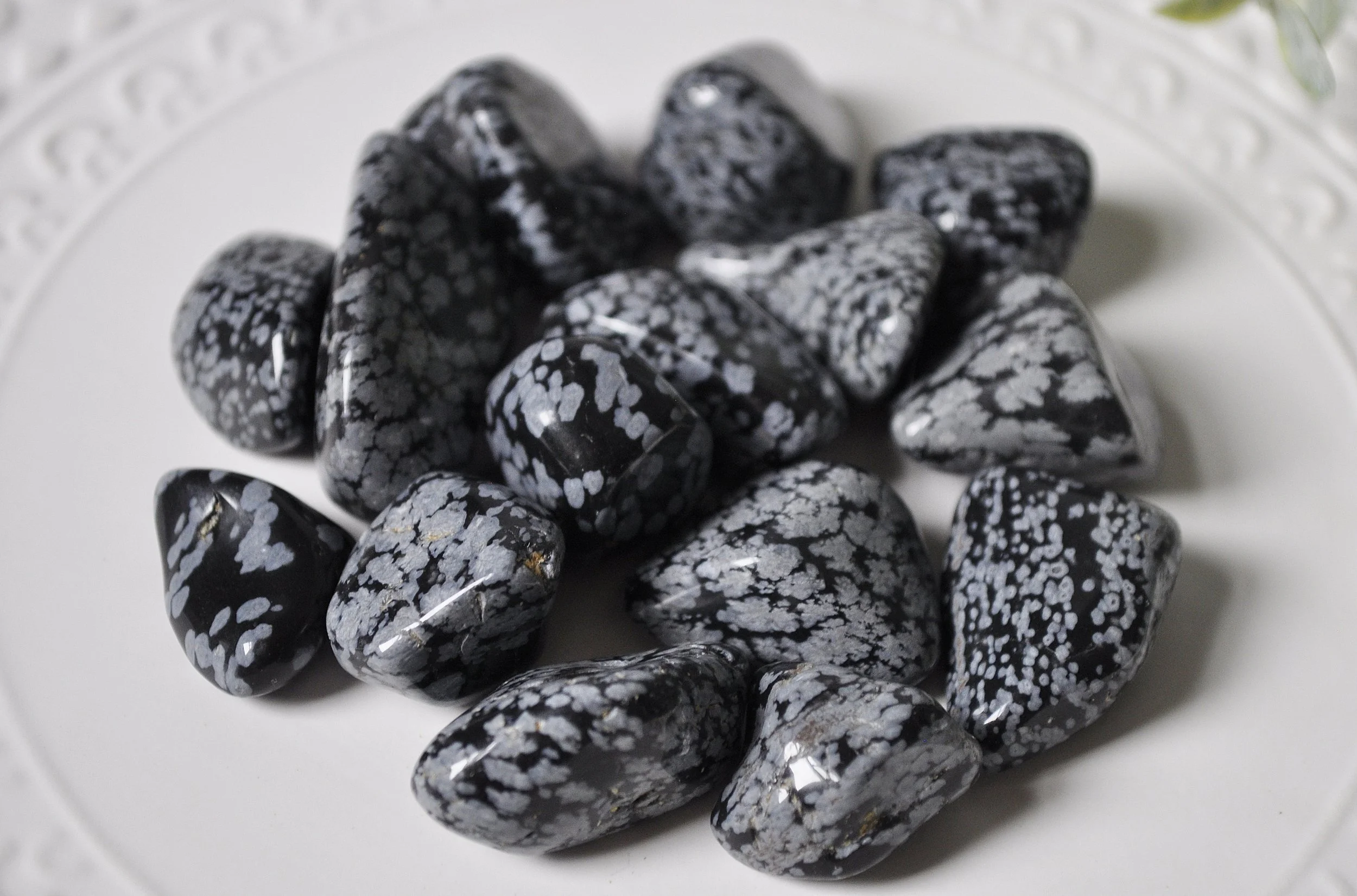 Snowflake Obsidian Tumbled Gemstones