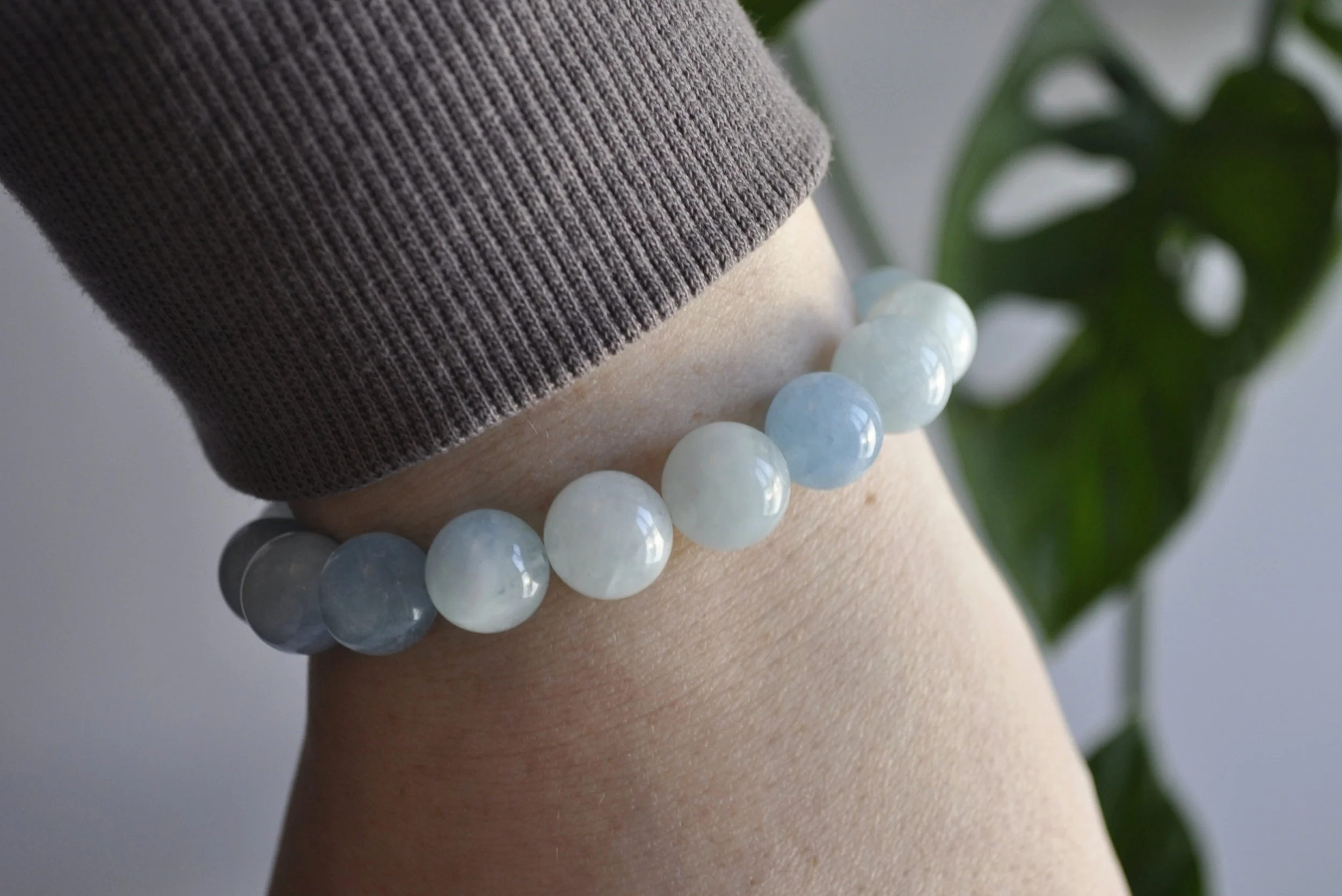 Blue Morganite Gemstone Bracelet