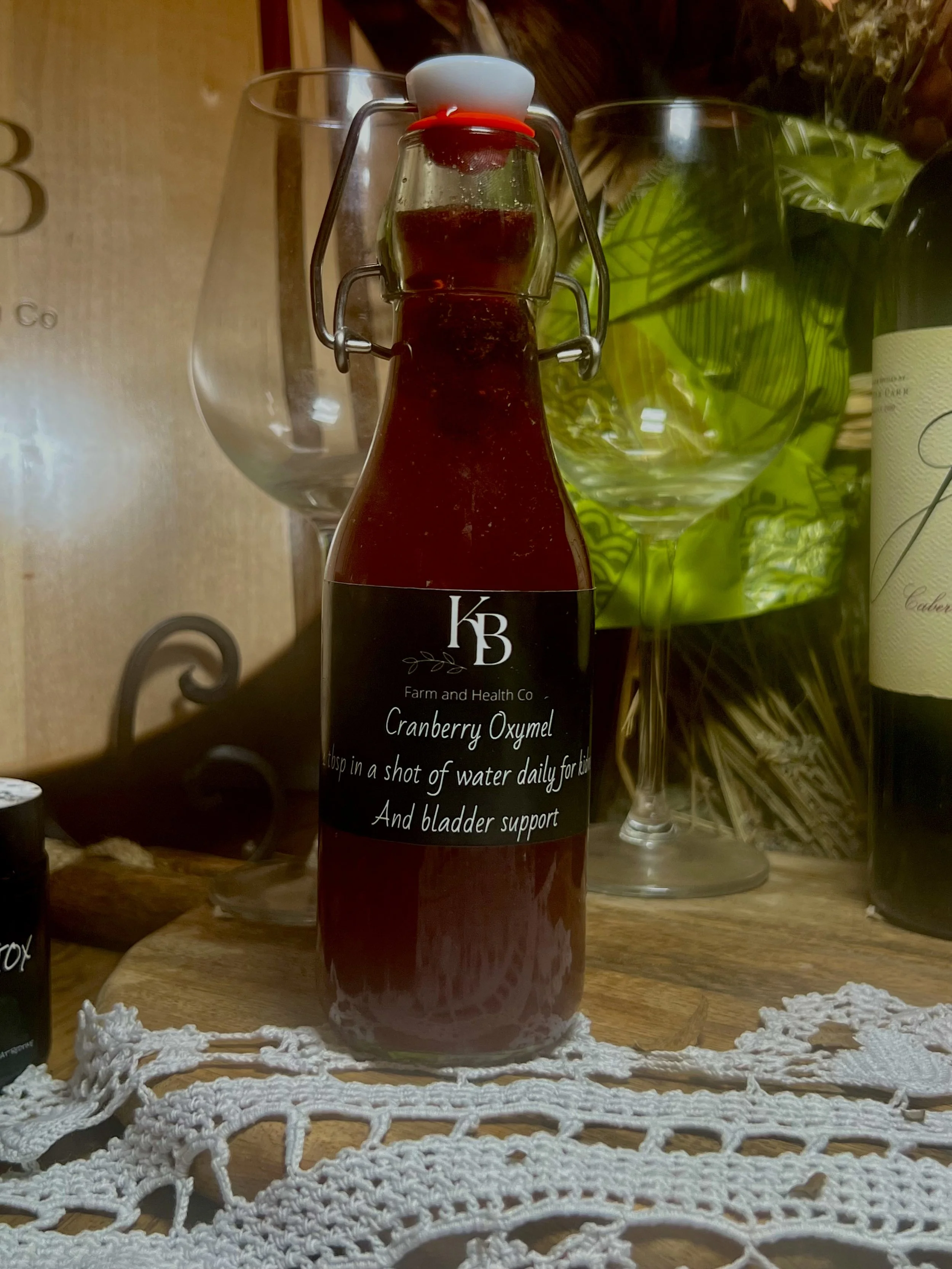Cranberry Oxymel