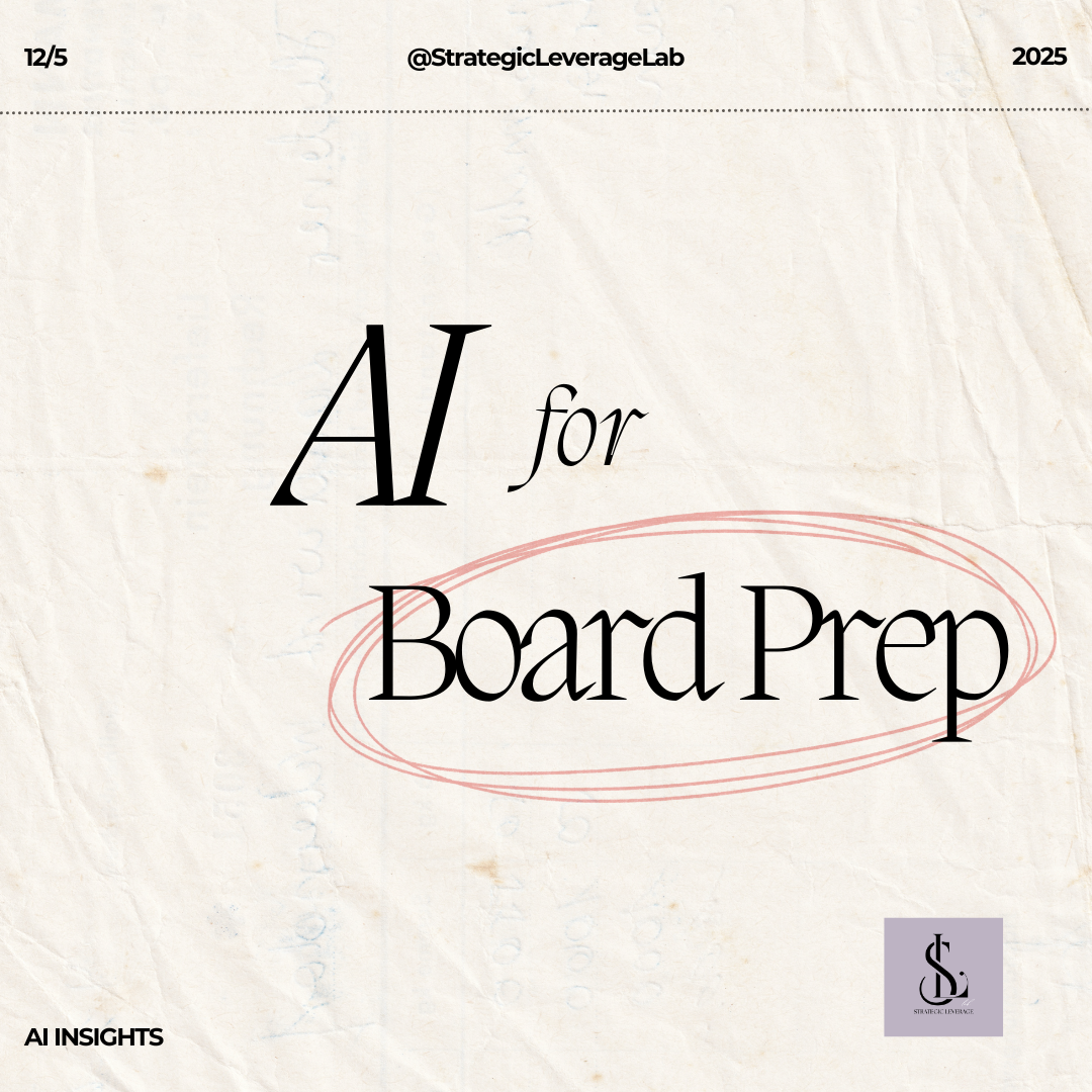 Using AI for Board Prep