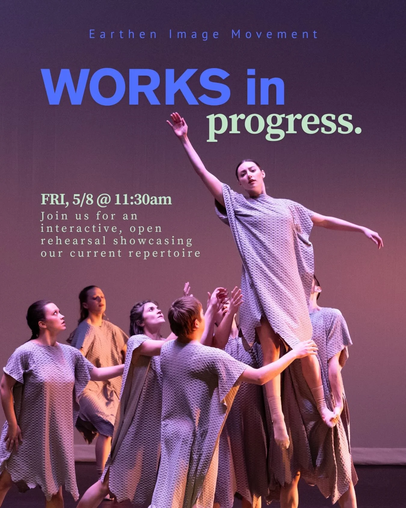 Join us for the upcoming spring installment of our WORKS IN PROGRESS series! 🌷👏🏼

We loooove these events because it gives us a chance to hear from our audience members and receive invaluable feedback from them. It&rsquo;s also SO much fun and pro