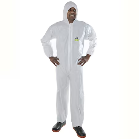DEFENDER 2XL White Hooded Coverall CPH2XL QTY - 25