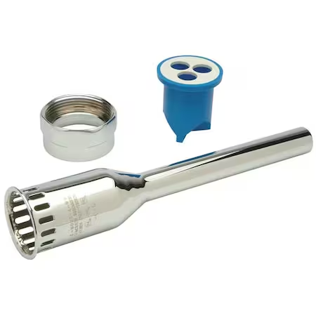 ZURN Flush Tube,Vacuum Breaker,3/4 x 8-1/2 In