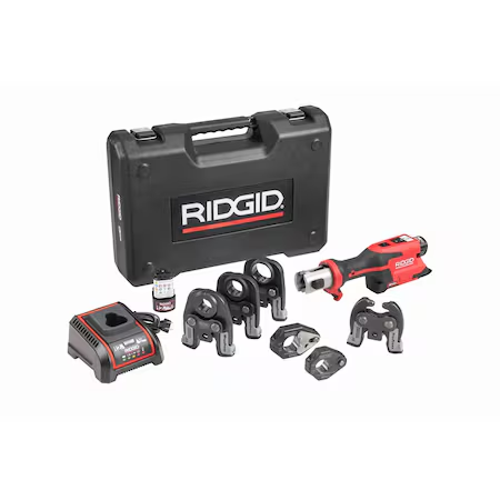 RIDGID RP 251 Compact Cordless Press Tool Kit, For 1/2 in to 1-1/2 in 12 V