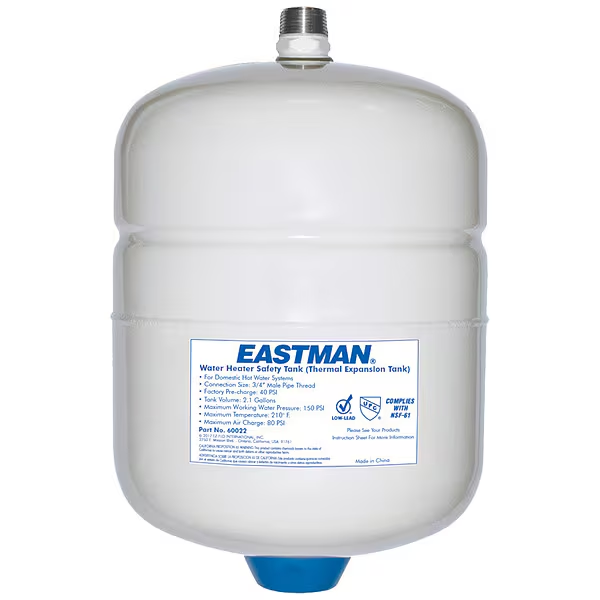 Eastman Thermal Expansion Tank, Steel, 8" L, 12" H
