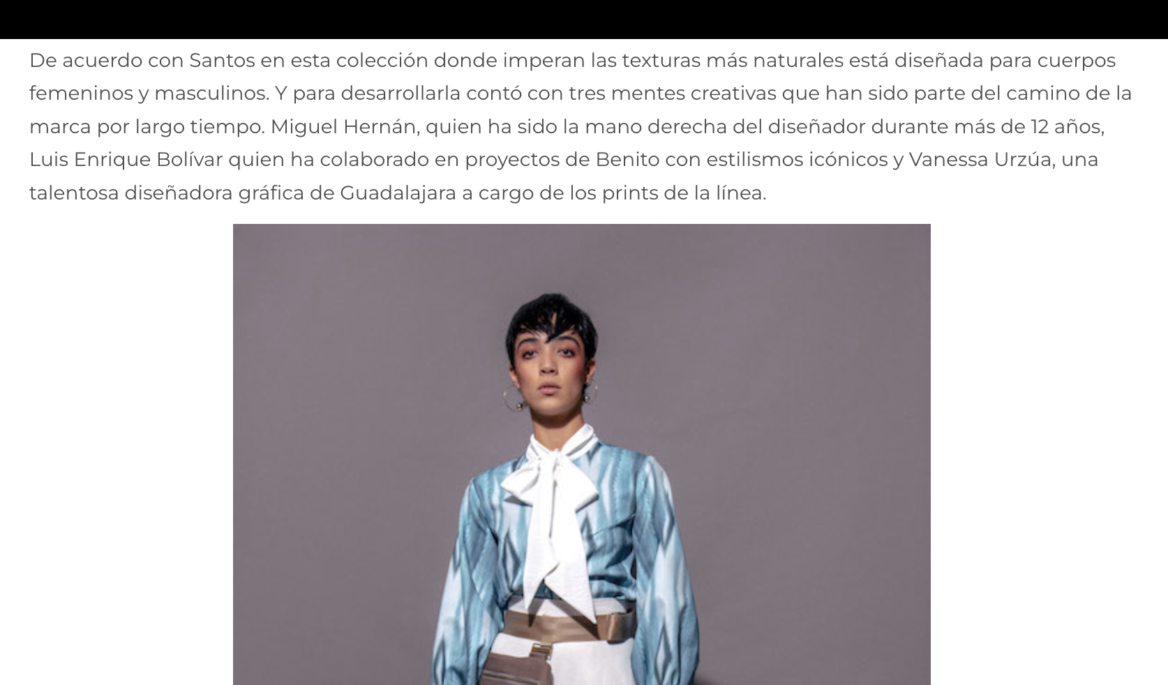 Benito Santos y su mano derecha Miguel Hernan diseñan la colección Corazón de Agave