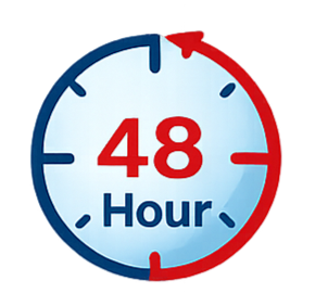 48 hour turnaround time for Laundry Luv laundry orders