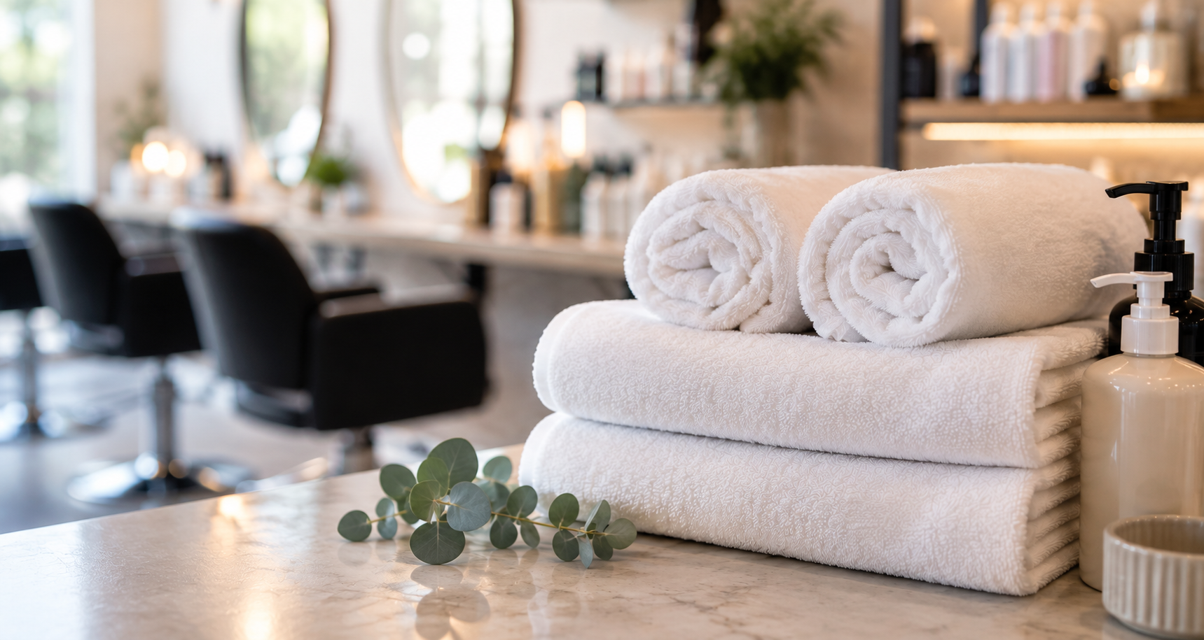 Salon Laundry Service - Clean towels and rags