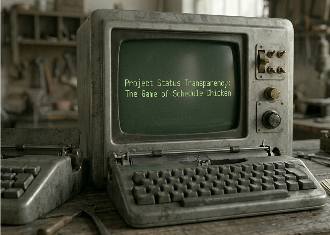 Project Status Transparency: The Game of Schedule Chicken