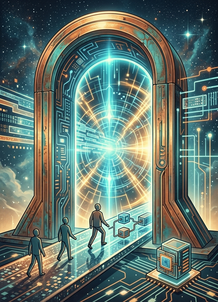 Retro-futuristic Arch